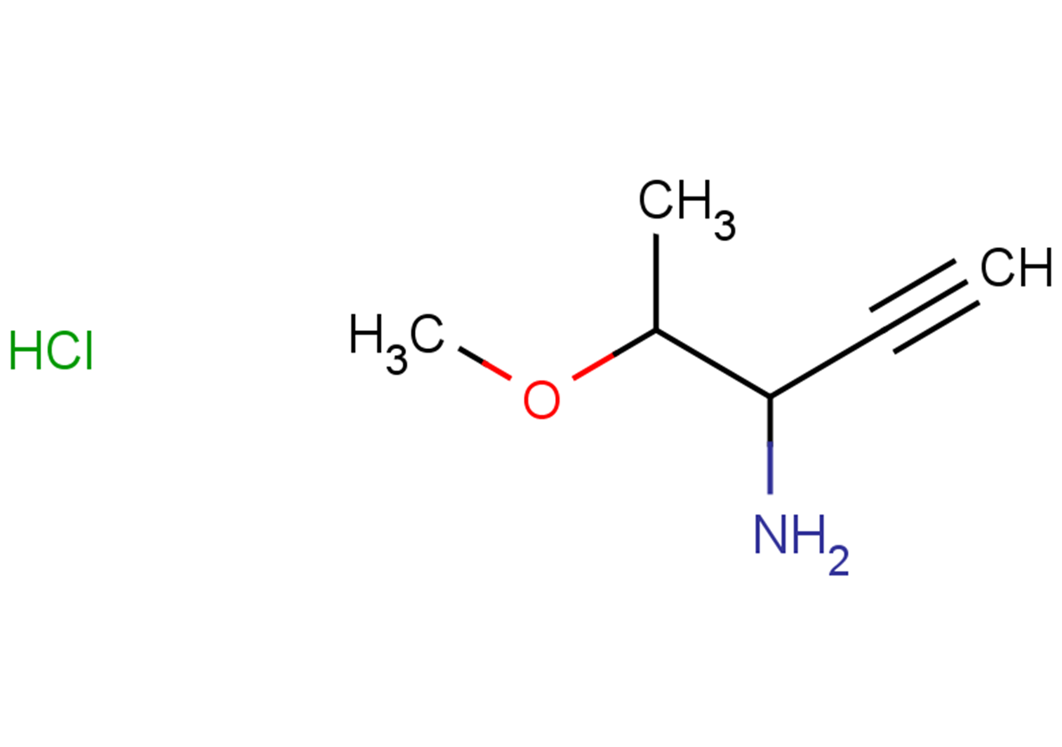 4-methoxypent-1-yn-3-amine hydrochloride