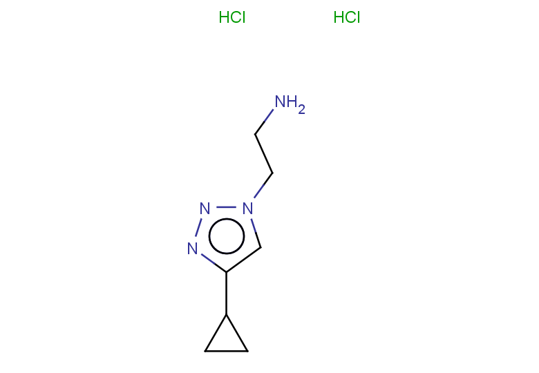 2-(4-cyclopropyl-1H-1,2,3-triazol-1-yl)ethan-1-amine dihydrochloride