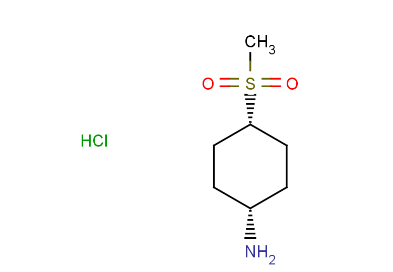 rac-(1s,4s)-4-methanesulfonylcyclohexan-1-amine hydrochloride, cis
