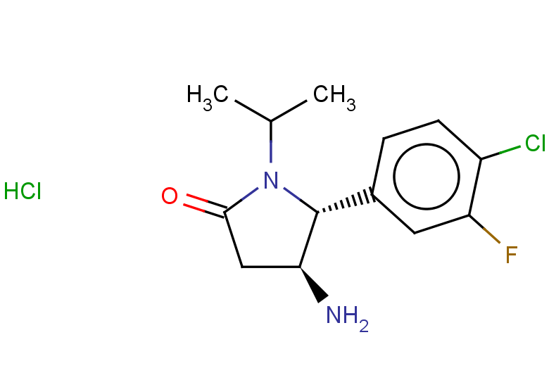 rac-(4R,5S)-4-amino-5-(4-chloro-3-fluorophenyl)-1-(propan-2-yl)pyrrolidin-2-one hydrochloride, trans