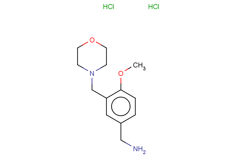 {4-methoxy-3-[(morpholin-4-yl)methyl]phenyl}methanamine dihydrochloride