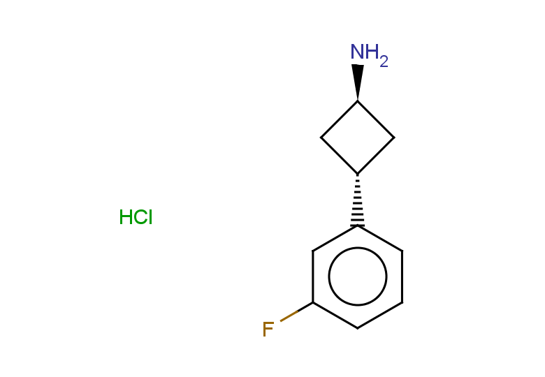 3-(3-fluorophenyl)cyclobutan-1-amine hydrochloride, trans