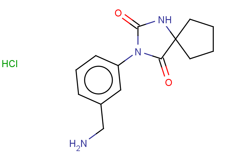 3-[3-(aminomethyl)phenyl]-1,3-diazaspiro[4.4]nonane-2,4-dione hydrochloride