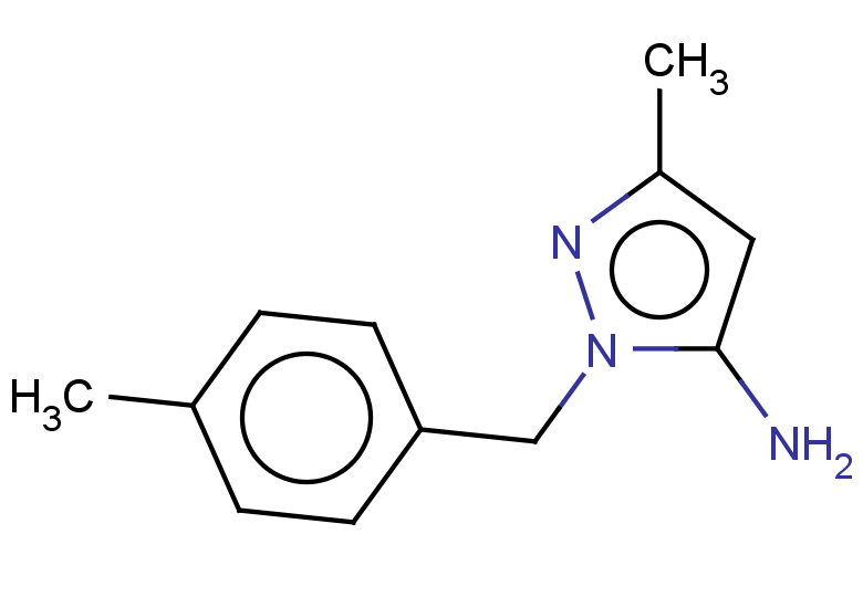 3-methyl-1-[(4-methylphenyl)methyl]-1H-pyrazol-5-amine