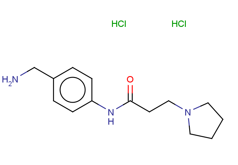 N-[4-(aminomethyl)phenyl]-3-(pyrrolidin-1-yl)propanamide dihydrochloride