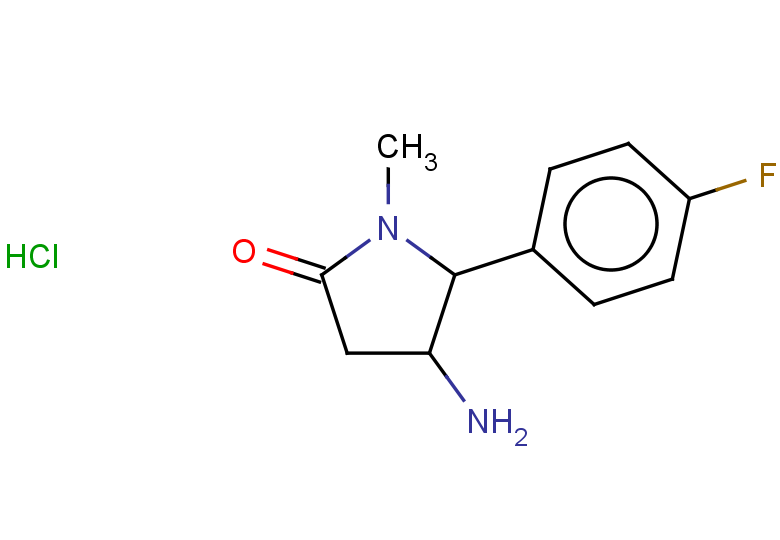 4-amino-5-(4-fluorophenyl)-1-methylpyrrolidin-2-one hydrochloride