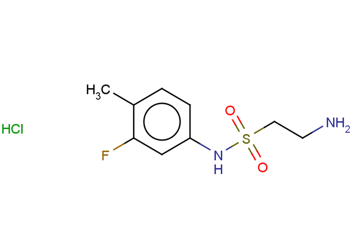 2-amino-N-(3-fluoro-4-methylphenyl)ethane-1-sulfonamide hydrochloride