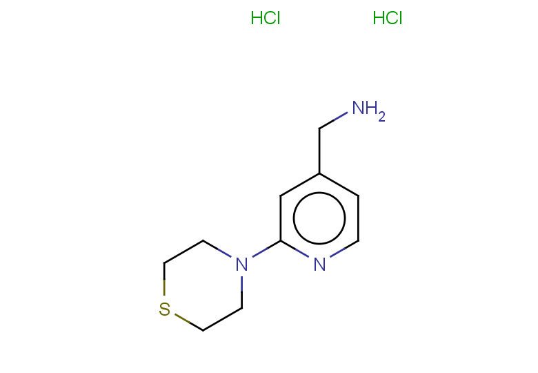[2-(thiomorpholin-4-yl)pyridin-4-yl]methanamine dihydrochloride