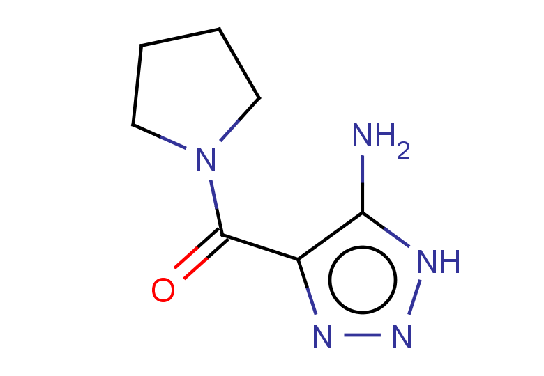 4-(pyrrolidine-1-carbonyl)-1H-1,2,3-triazol-5-amine