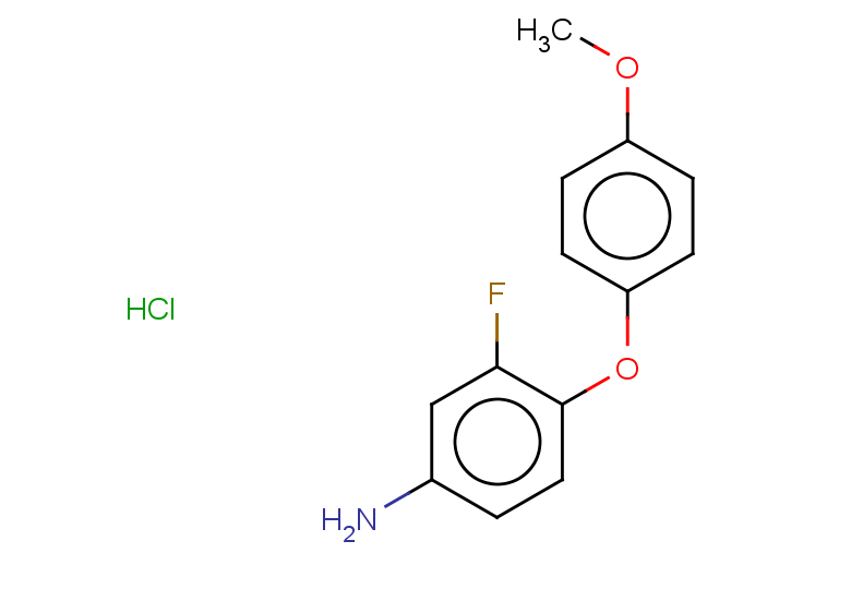 3-fluoro-4-(4-methoxyphenoxy)aniline hydrochloride