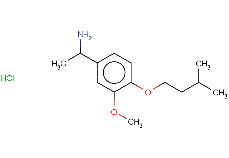 1-[3-methoxy-4-(3-methylbutoxy)phenyl]ethan-1-amine hydrochloride