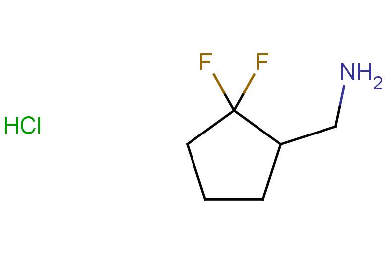 (2,2-difluorocyclopentyl)methanamine hydrochloride