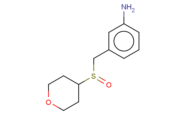 3-[(oxane-4-sulfinyl)methyl]aniline