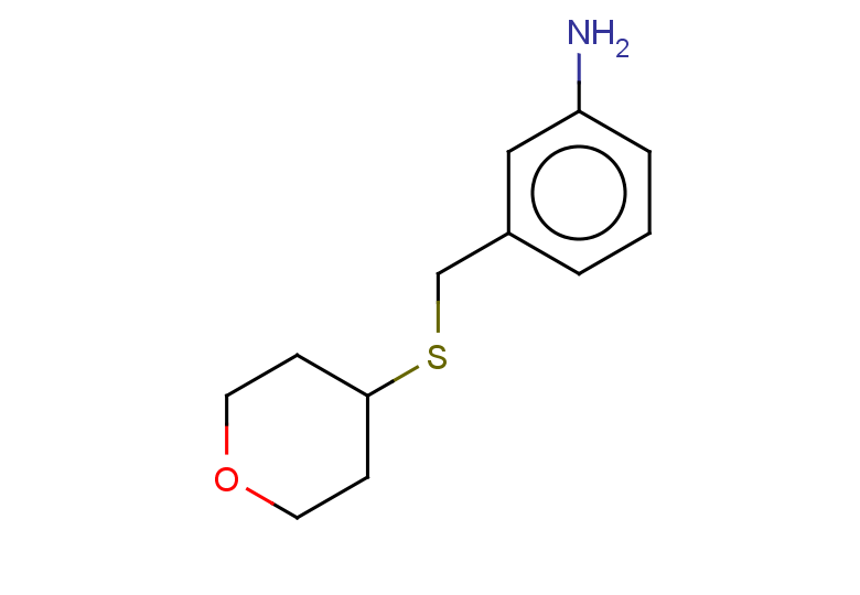 3-[(oxan-4-ylsulfanyl)methyl]aniline