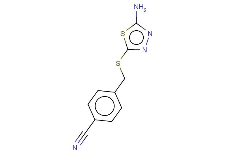 4-{[(5-amino-1,3,4-thiadiazol-2-yl)sulfanyl]methyl}benzonitrile
