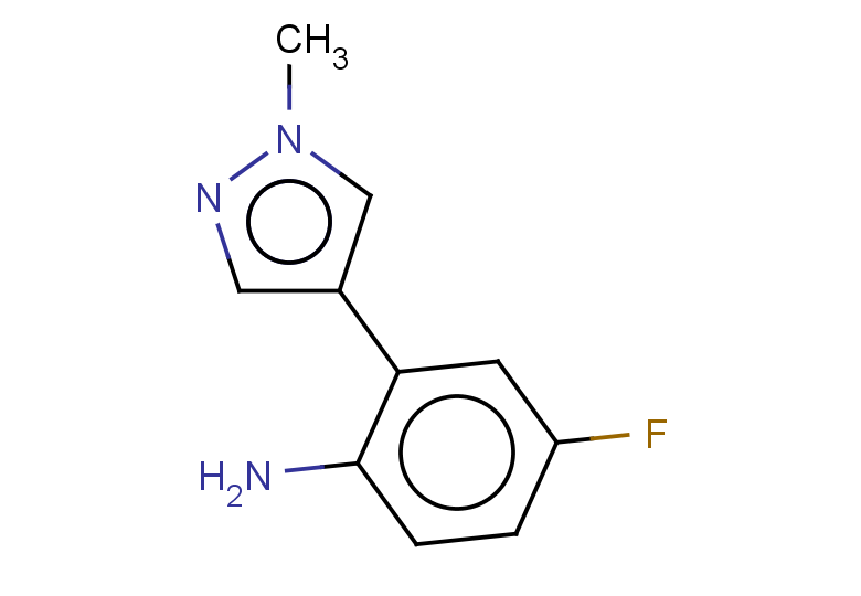 4-fluoro-2-(1-methyl-1H-pyrazol-4-yl)aniline