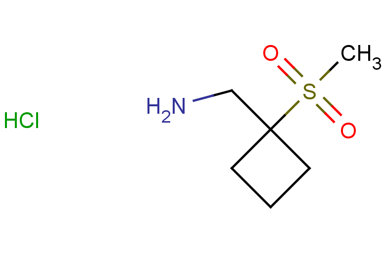 (1-methanesulfonylcyclobutyl)methanamine hydrochloride