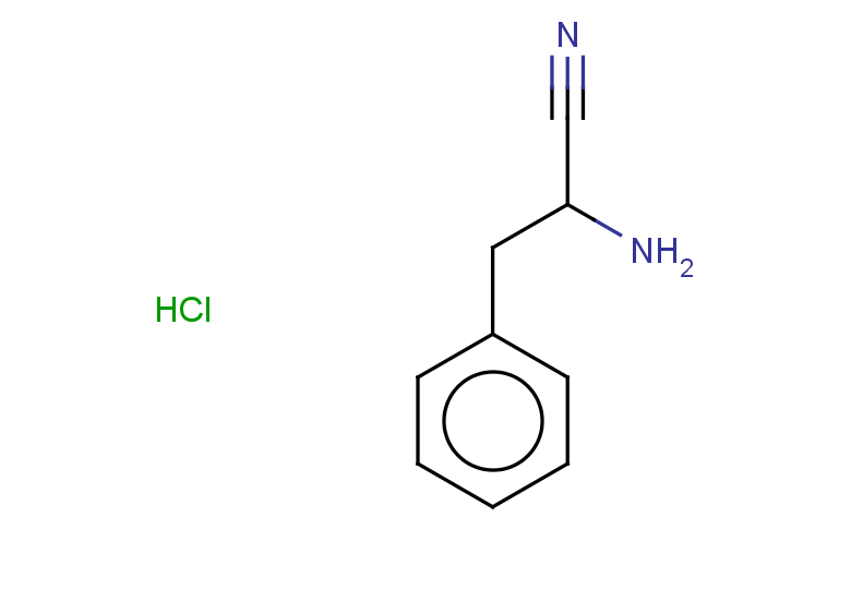 2-amino-3-phenylpropanenitrile hydrochloride