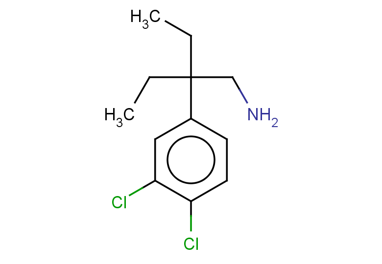 4-[3-(aminomethyl)pentan-3-yl]-1,2-dichlorobenzene