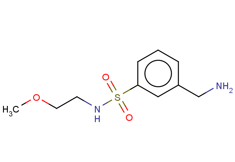 3-(aminomethyl)-N-(2-methoxyethyl)benzene-1-sulfonamide