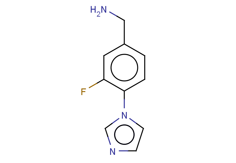 1-[3-fluoro-4-(1H-imidazol-1-yl)phenyl]methanamine