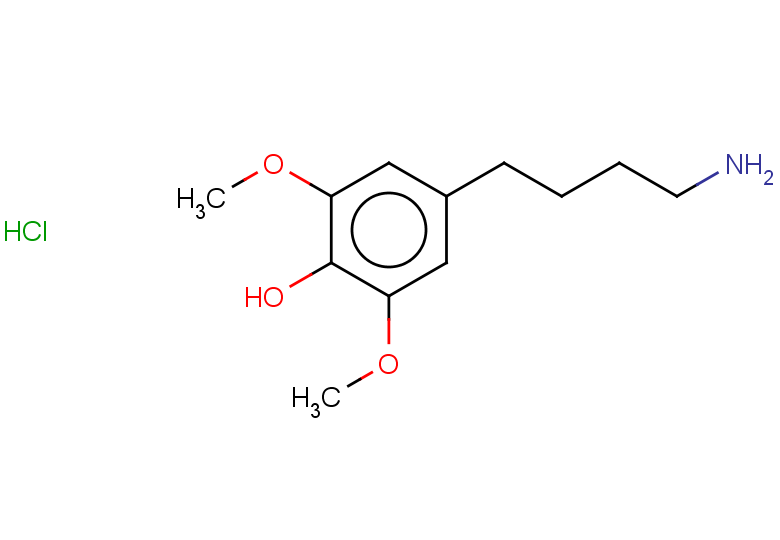 4-(4-aminobutyl)-2,6-dimethoxyphenol hydrochloride