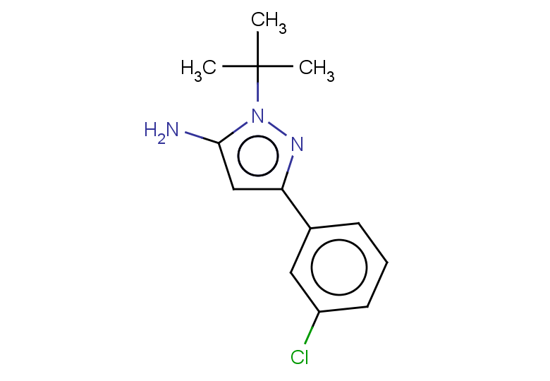 1-tert-butyl-3-(3-chlorophenyl)-1H-pyrazol-5-amine