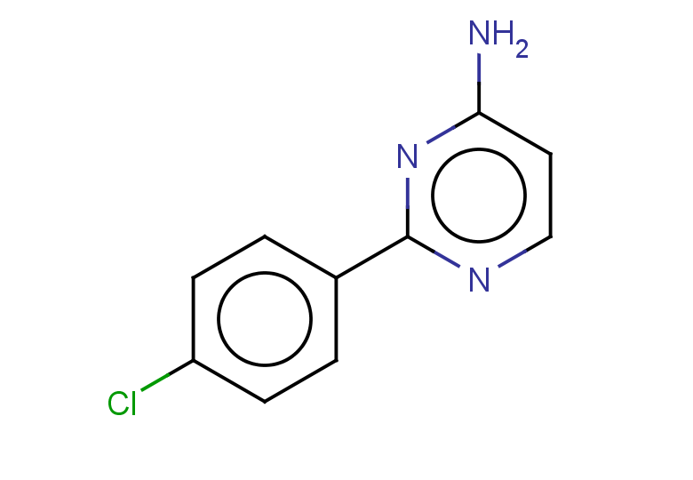 2-(4-chlorophenyl)pyrimidin-4-amine