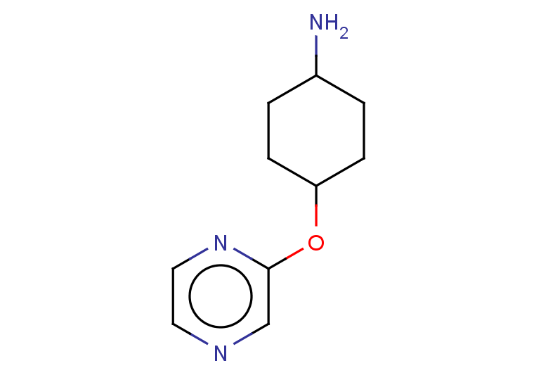 4-(pyrazin-2-yloxy)cyclohexan-1-amine