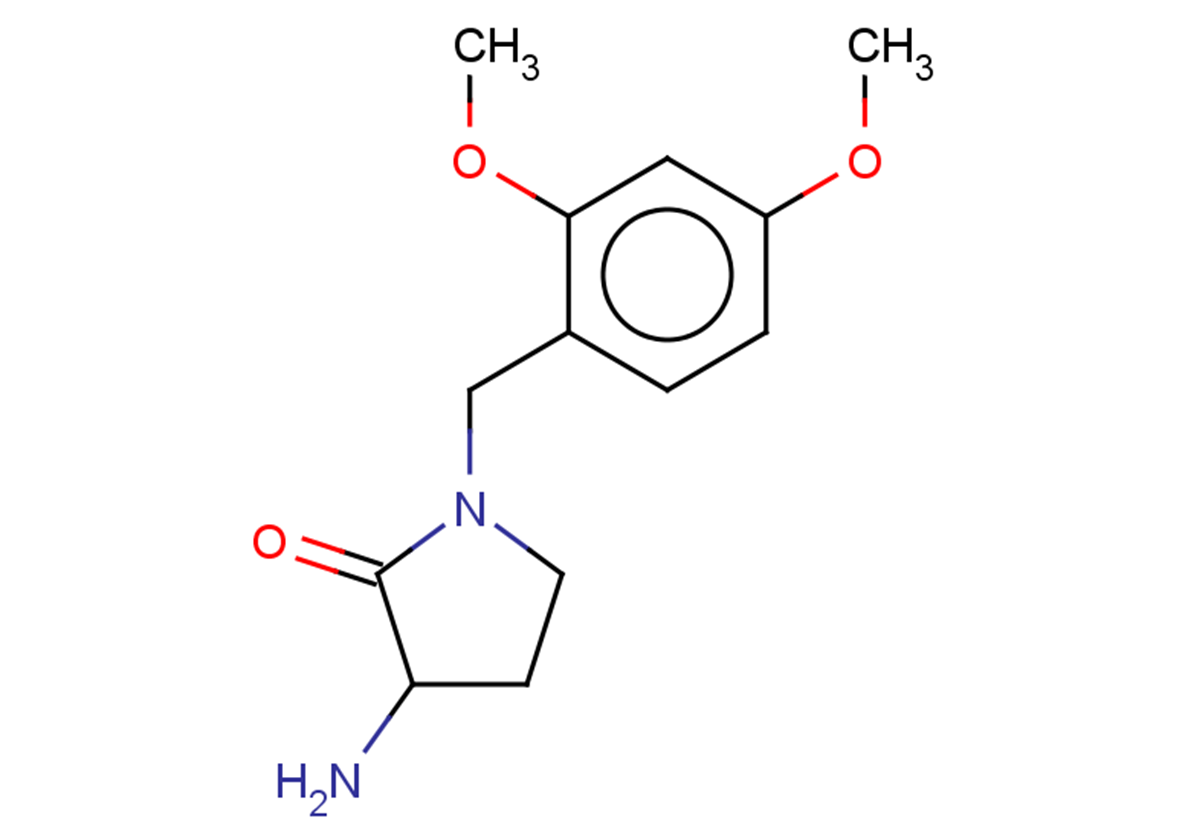 3-amino-1-[(2,4-dimethoxyphenyl)methyl]pyrrolidin-2-one