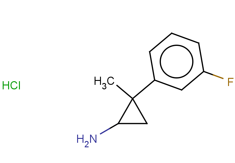 2-(3-fluorophenyl)-2-methylcyclopropan-1-amine hydrochloride