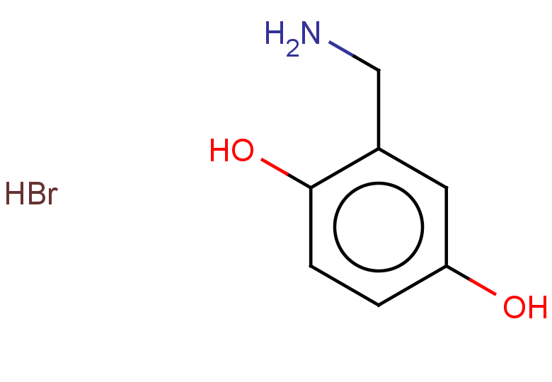 2-(aminomethyl)benzene-1,4-diol hydrobromide