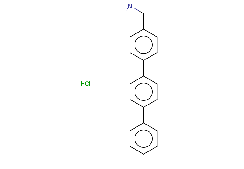 [4-(4-phenylphenyl)phenyl]methanamine hydrochloride
