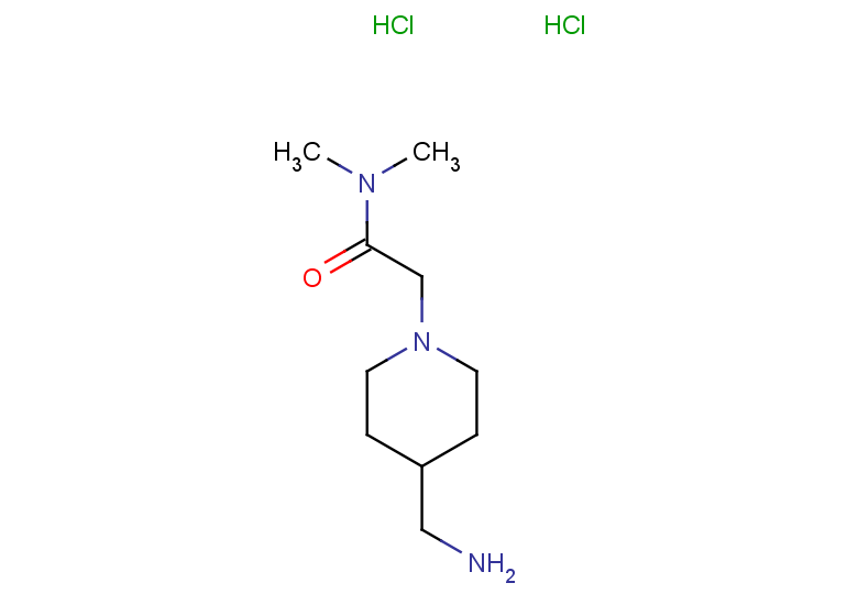 2-[4-(aminomethyl)piperidin-1-yl]-N,N-dimethylacetamide dihydrochloride