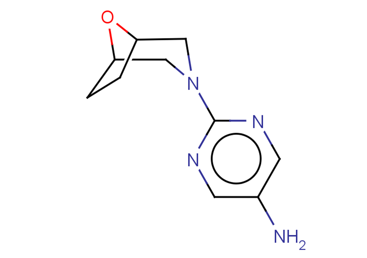 2-{8-oxa-3-azabicyclo[3.2.1]octan-3-yl}pyrimidin-5-amine
