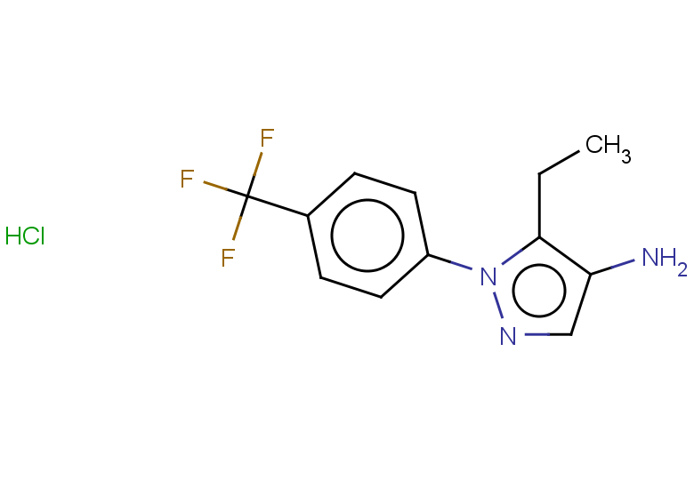 5-ethyl-1-[4-(trifluoromethyl)phenyl]-1H-pyrazol-4-amine hydrochloride