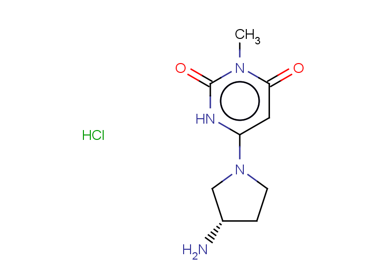 6-[(3S)-3-aminopyrrolidin-1-yl]-3-methyl-1,2,3,4-tetrahydropyrimidine-2,4-dione hydrochloride