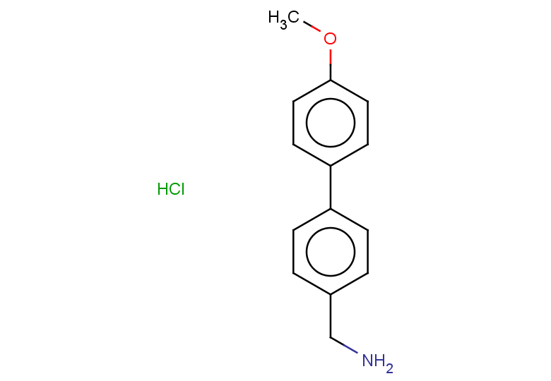 [4-(4-methoxyphenyl)phenyl]methanamine hydrochloride