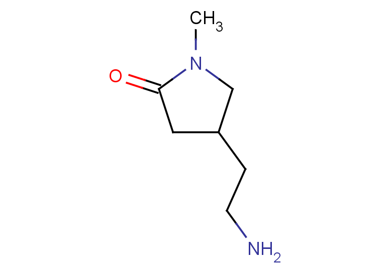 4-(2-aminoethyl)-1-methylpyrrolidin-2-one