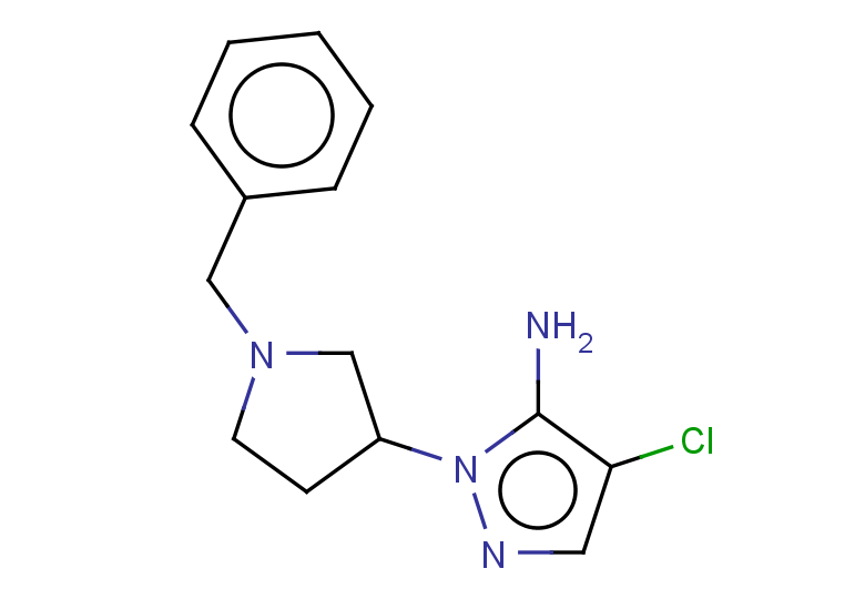 1-(1-benzylpyrrolidin-3-yl)-4-chloro-1H-pyrazol-5-amine