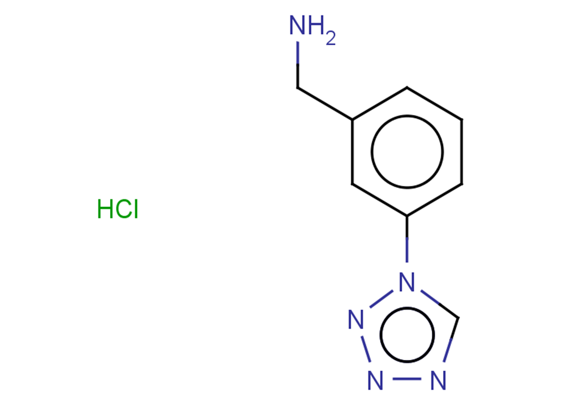 [3-(1H-1,2,3,4-tetrazol-1-yl)phenyl]methanamine hydrochloride