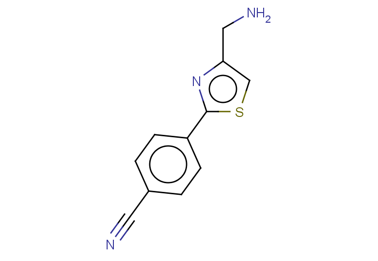 4-[4-(aminomethyl)-1,3-thiazol-2-yl]benzonitrile