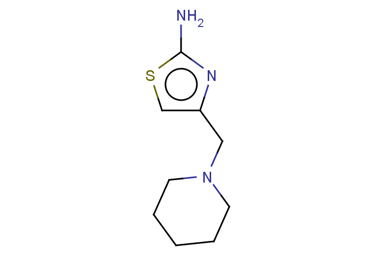 4-(piperidin-1-ylmethyl)-1,3-thiazol-2-amine