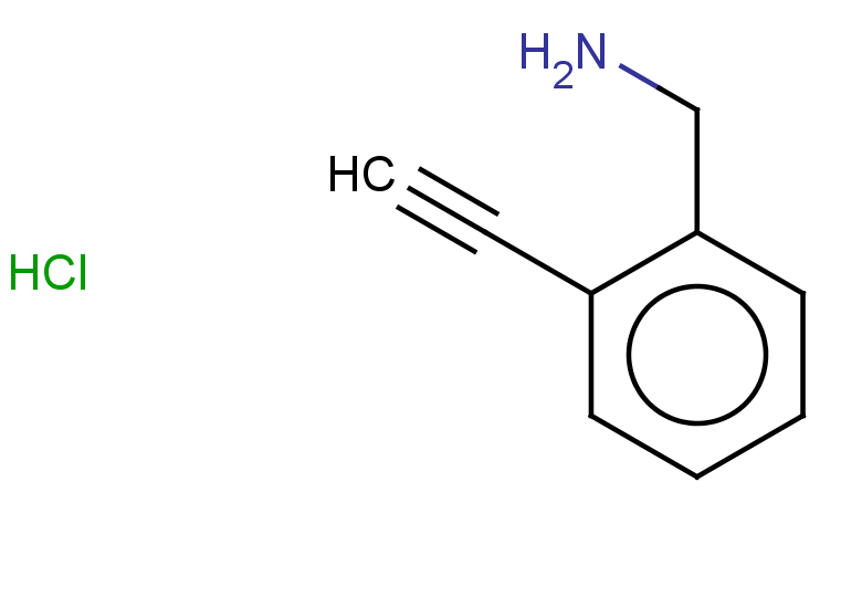 (2-ethynylphenyl)methanamine hydrochloride