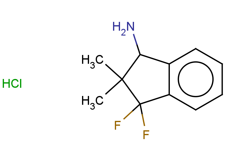 3,3-difluoro-2,2-dimethyl-2,3-dihydro-1H-inden-1-amine hydrochloride
