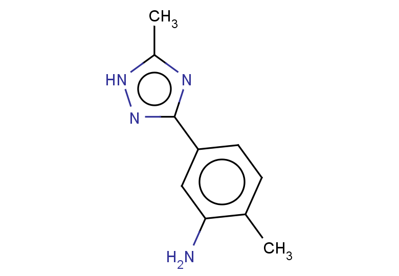 2-methyl-5-(5-methyl-1H-1,2,4-triazol-3-yl)aniline