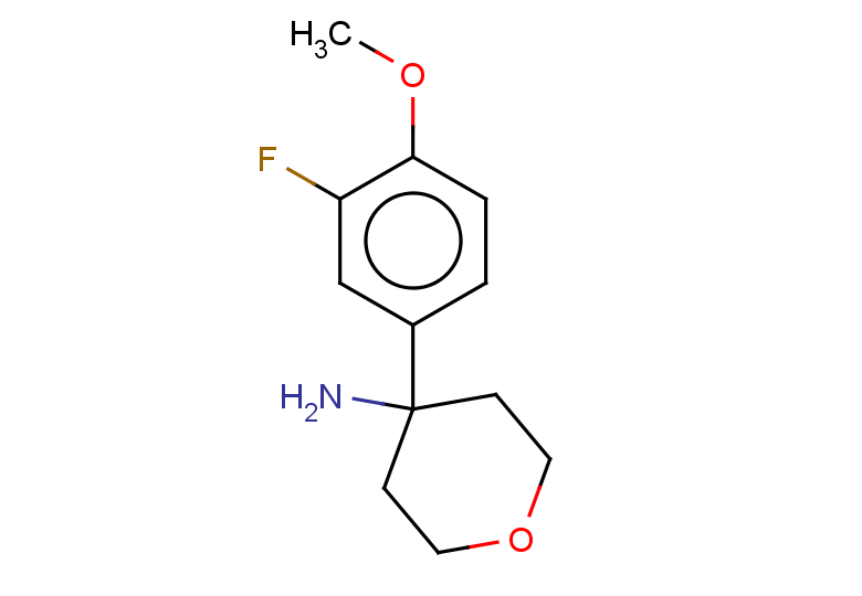 4-(3-fluoro-4-methoxyphenyl)oxan-4-amine