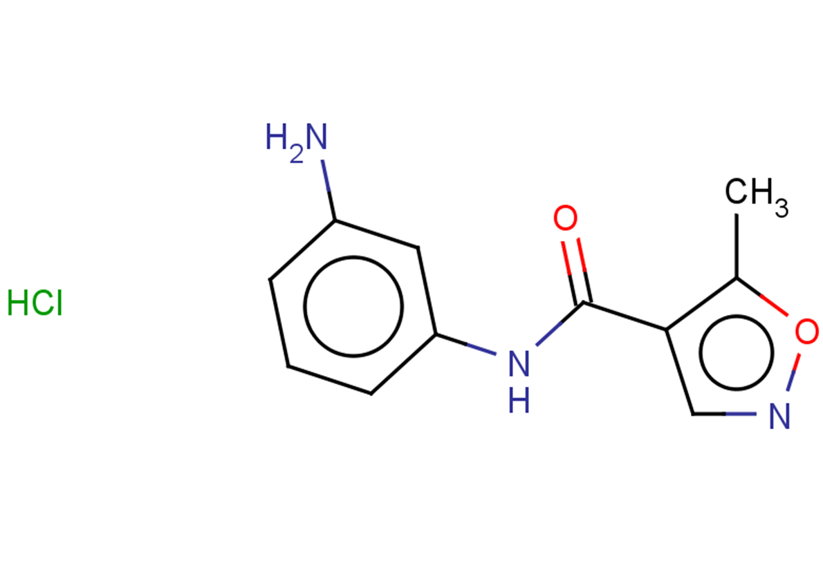 N-(3-aminophenyl)-5-methyl-1,2-oxazole-4-carboxamide hydrochloride