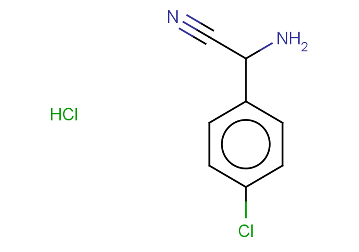 2-amino-2-(4-chlorophenyl)acetonitrile hydrochloride