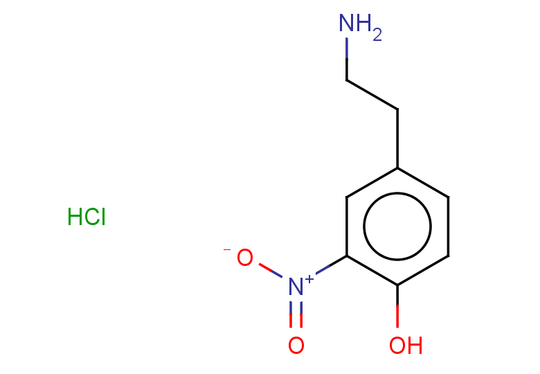 4-(2-aminoethyl)-2-nitrophenol hydrochloride